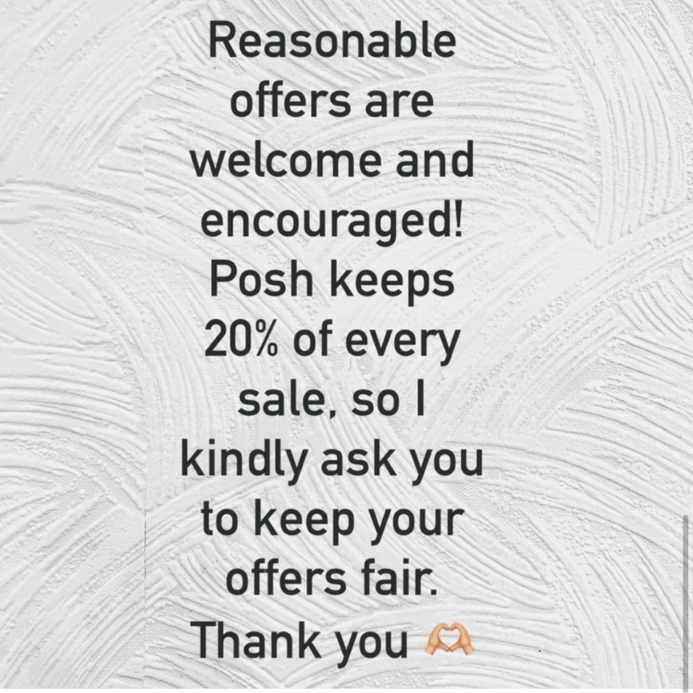 Seller Information Sign - Reasonable Offers Welcome